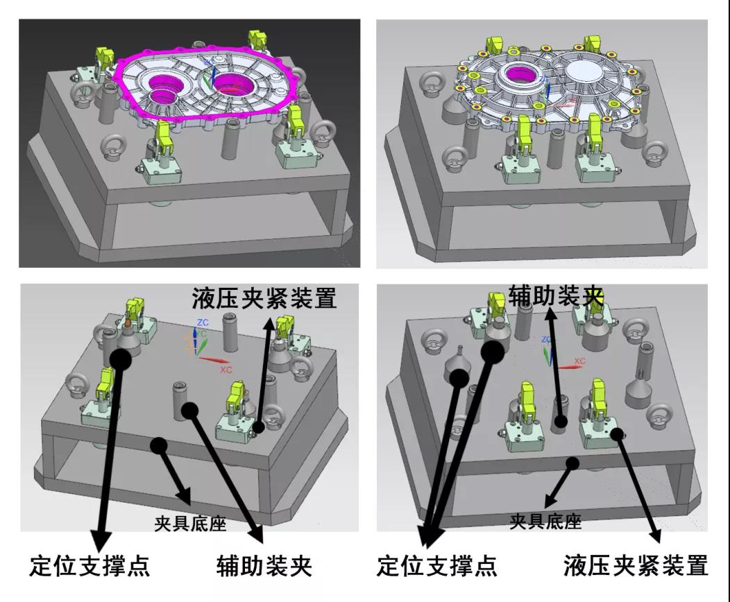 電機變速器端蓋加工夾具